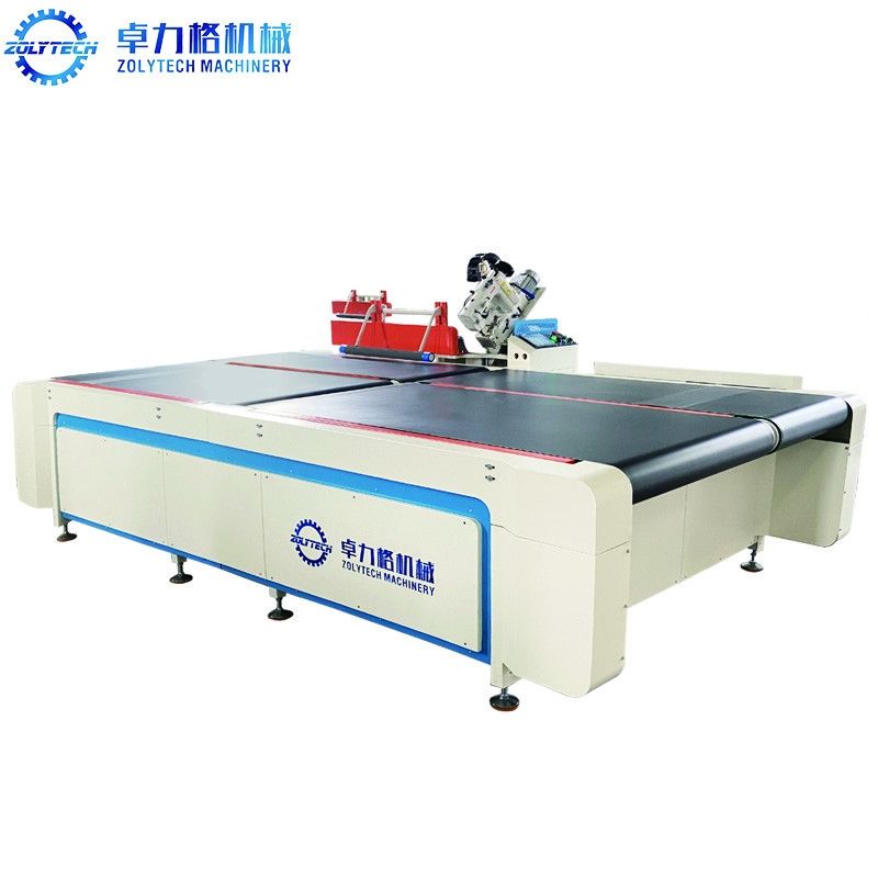 ZOLYTECH ZLT-TE4A mattress tape edge machine 15-20pcs/h computerized automatic flipping edging sewing machine OEM China
